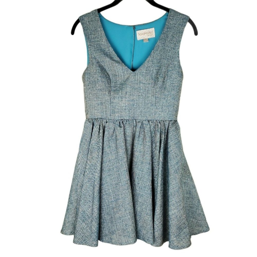 KEEPSAKE the Label Fit & Flare Tweed Skater Dress
